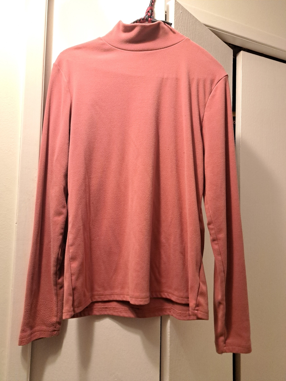Soft Dusty Rose Long Sleeve Turtleneck Top